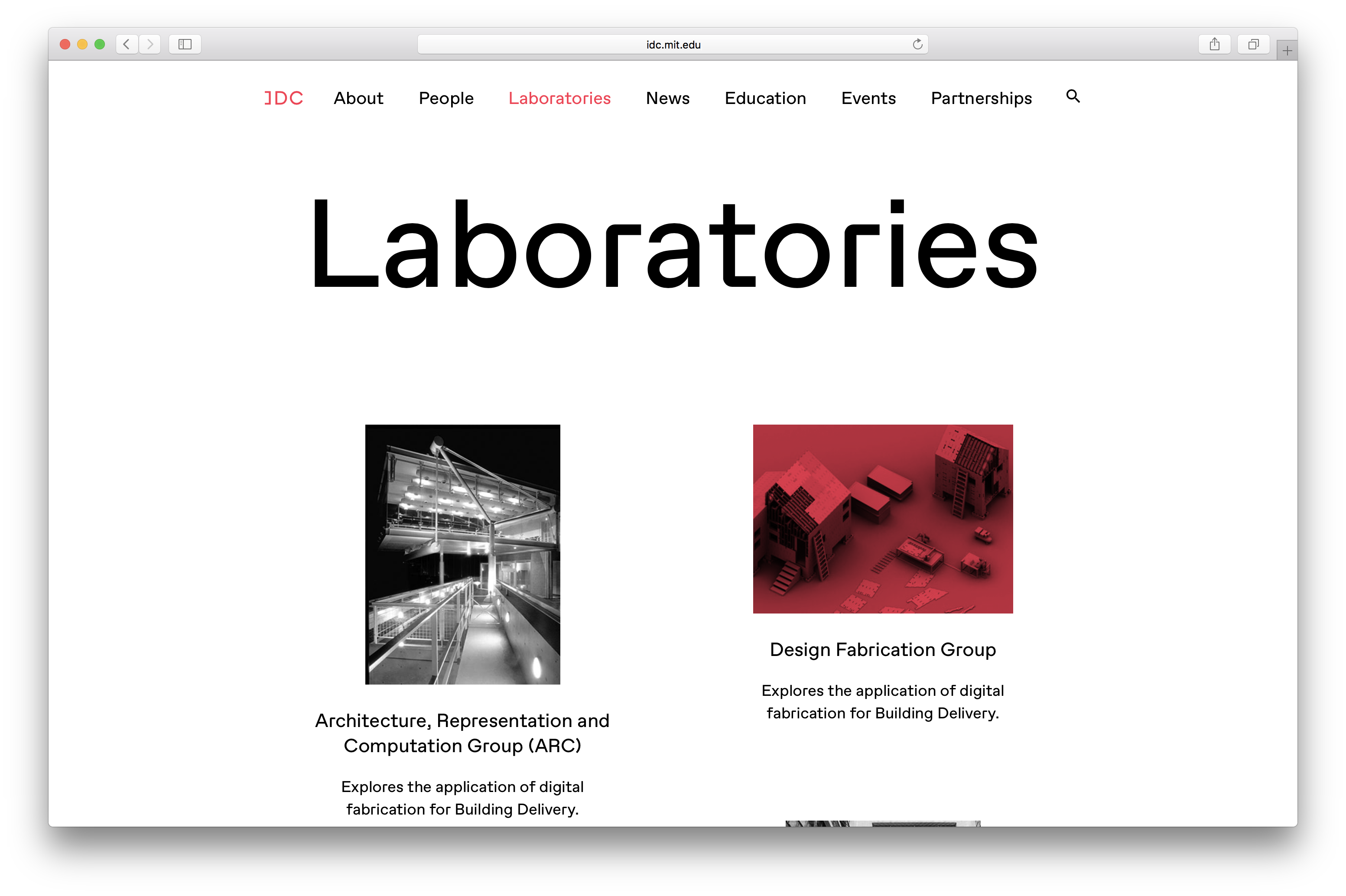 Laboratories screenshot